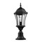 Z-Lite Wakefield 1 Light Outdoor Pier Mounted Fixture, Black & Clear Beveled 522PHM-553PM-BK - alternate 7